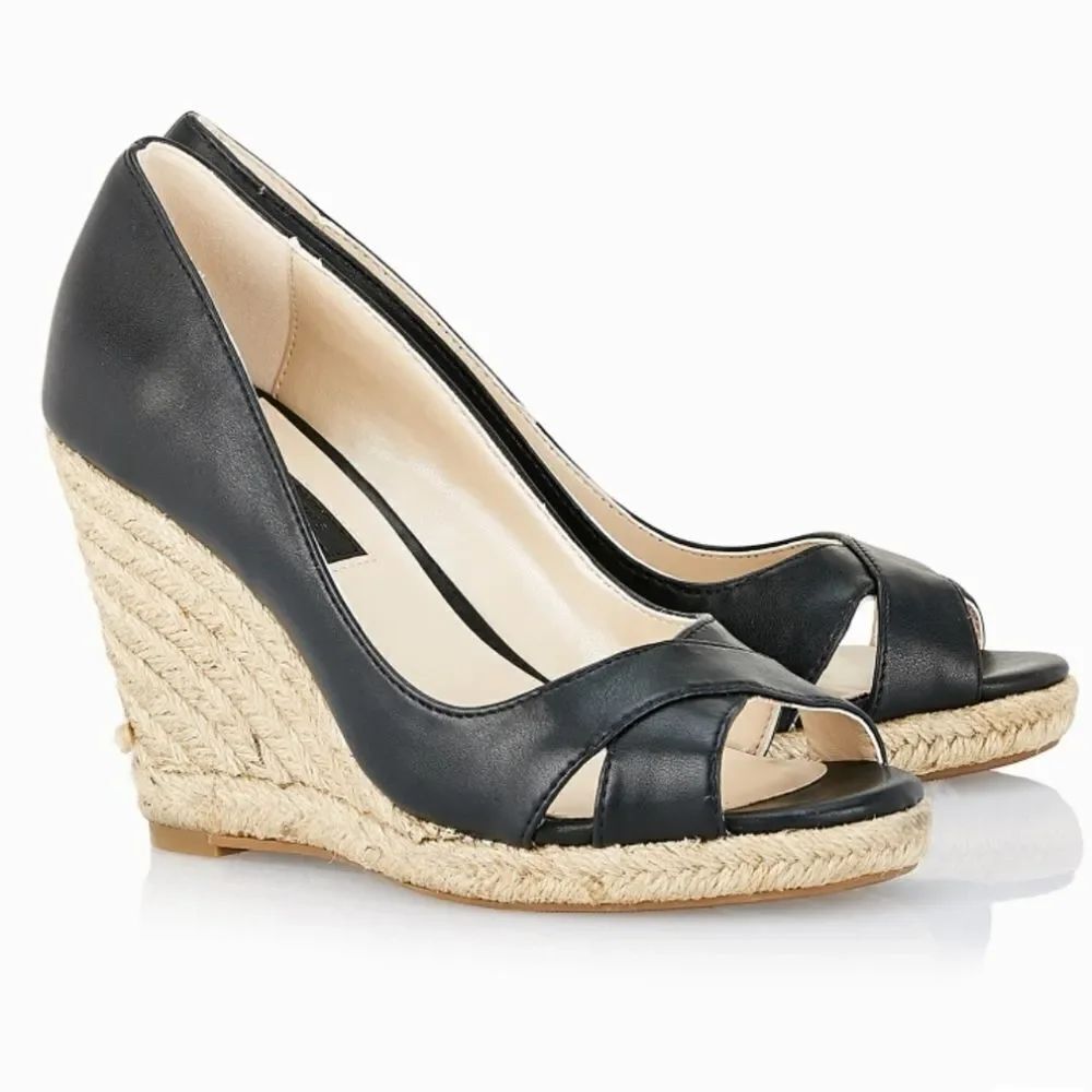 DEXFLEX COMFORT PEEP TOE WOMENS WEDGE PUMP